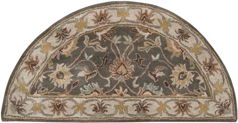 Surya Caesar Grey Half Round 20 X 40 Area Rug CAE1005-24HM 800-36851 Image 0