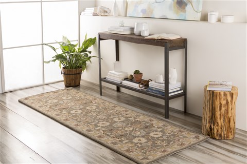 Surya Caesar Grey Square 40 X 40 Area Rug CAE1005-4SQ 800-36856 Image 2