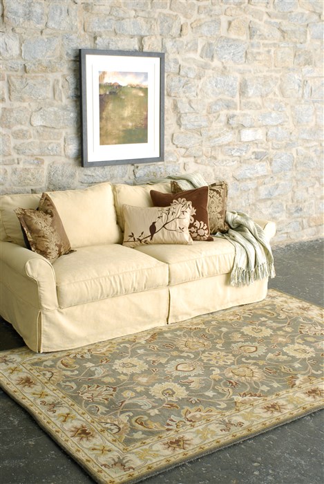 Surya Caesar Grey Square 40 X 40 Area Rug CAE1005-4SQ 800-36856 Image 4