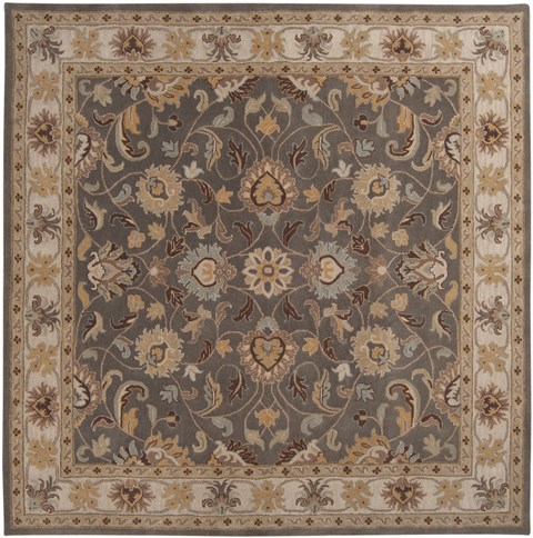 Surya Caesar Grey Square 40 X 40 Area Rug CAE1005-4SQ 800-36856 Image 0