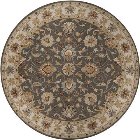 Surya Caesar Grey Round 80 X 80 Area Rug CAE1005-8RD 800-36865 Image 0