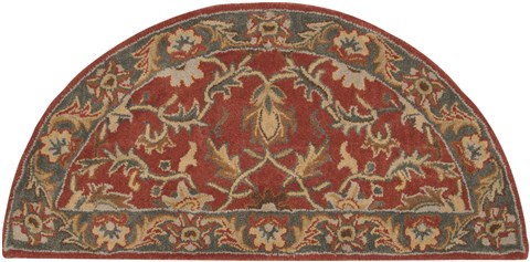 Surya Caesar Red Half Round 20 X 40 Area Rug CAE1007-24HM 800-36873 Image 0