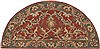 Surya Caesar Red Half Round 20 X 40 Area Rug CAE1007-24HM 800-36873 Thumb 0