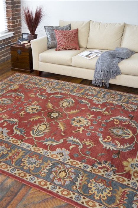 Surya Caesar Red 76 X 96 Area Rug CAE1007-7696 800-36884 Image 4