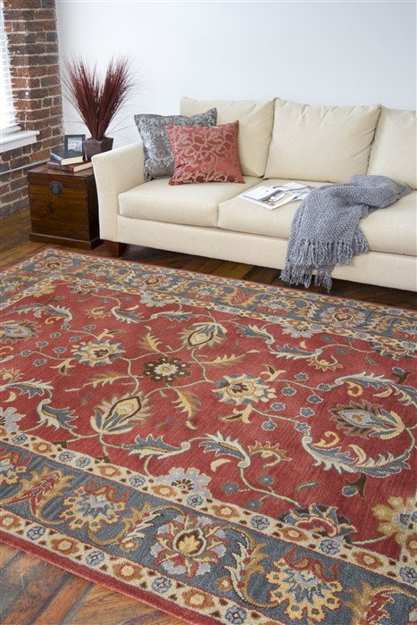 Surya Caesar Red 76 X 96 Area Rug CAE1007-7696 800-36884 Image 5