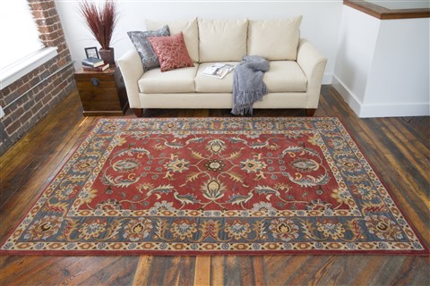 Surya Caesar Red 76 X 96 Area Rug CAE1007-7696 800-36884 Image 7