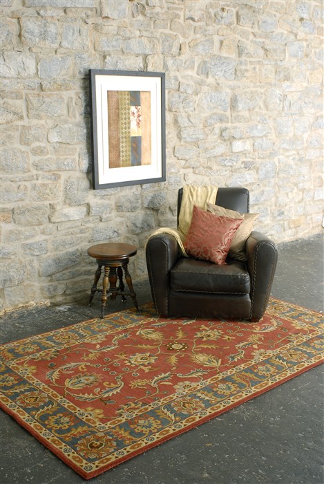 Surya Caesar Red Oval 80 X 100 Area Rug CAE1007-810OV 800-36885 Image 9