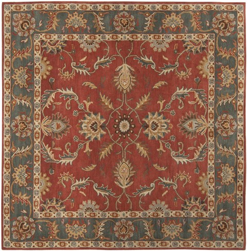Surya Caesar Red Square 80 X 80 Area Rug CAE1007-8SQ 800-36888 Image 0