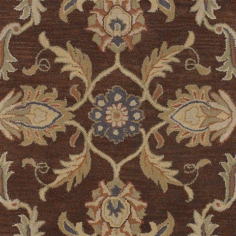 Surya Caesar Brown Oval 80 X 100 Area Rug CAE1009-810OV 800-36907 Image 1