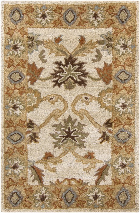 Surya Caesar White 20 X 30 Area Rug CAE1010-23 800-36916 Image 0