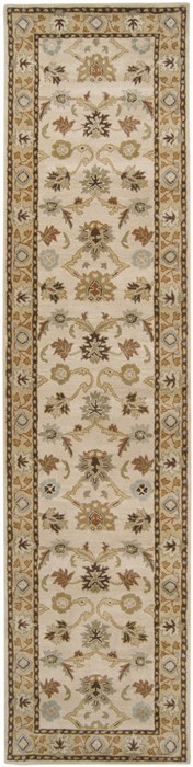 Surya Caesar White Runner 30 X 120 Area Rug CAE1010-312 800-36919 Image 0
