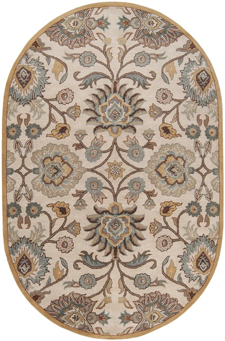 Surya Caesar Grey Oval 80 X 100 Area Rug CAE1012-810OV 800-36952 Image 0