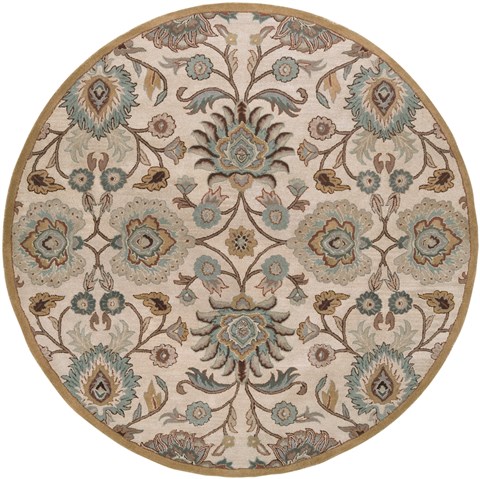 Surya Caesar Grey Round 80 X 80 Area Rug CAE1012-8RD 800-36954 Image 0