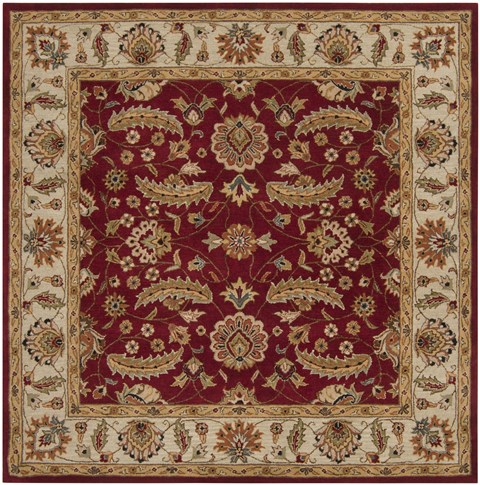 Surya Caesar Red Square 60 X 60 Area Rug CAE1022-6SQ 800-36972 Image 0
