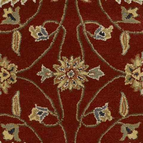 Surya Caesar Red Round 80 X 80 Area Rug CAE1022-8RD 800-36976 Image 1