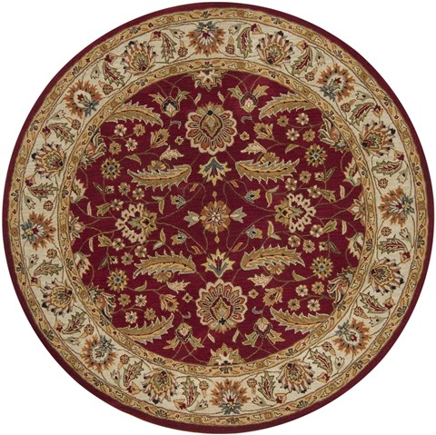 Surya Caesar Red Round 80 X 80 Area Rug CAE1022-8RD 800-36976 Image 0