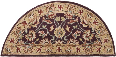 Surya Caesar Purple Half Round 20 X 40 Area Rug CAE1024-24HM 800-36984 Image 0