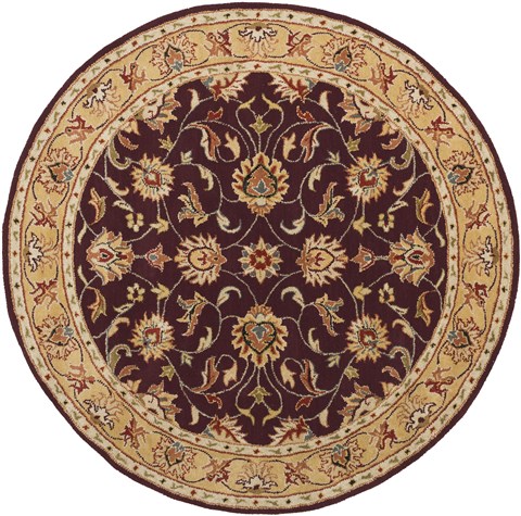 Surya Caesar Purple Round 60 X 60 Area Rug CAE1024-6RD 800-36993 Image 0