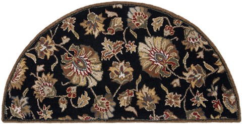 Surya Caesar Grey Half Round 20 X 40 Area Rug CAE1027-24HM 800-37006 Image 0