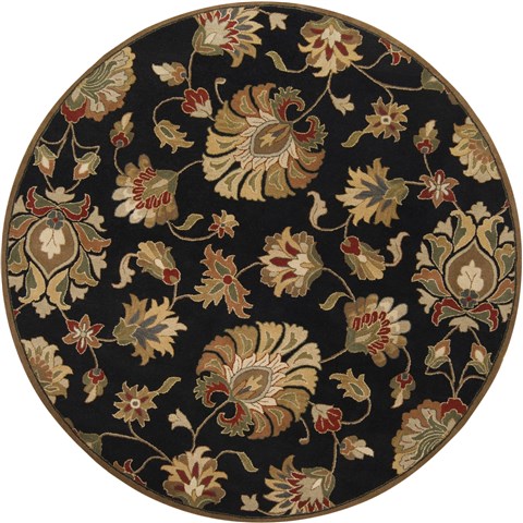 Surya Caesar Grey Round 99 X 99 Area Rug CAE1027-99RD 800-37023 Image 0