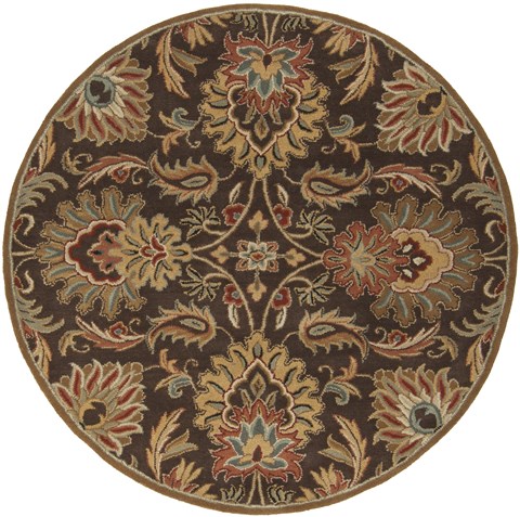Surya Caesar Brown Round 40 X 40 Area Rug CAE1028-4RD 800-37032 Image 0