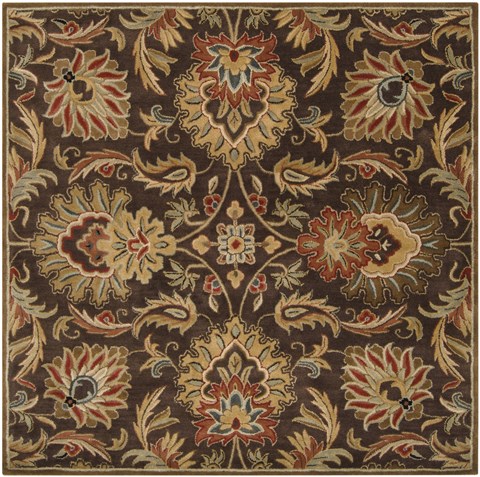 Surya Caesar Brown Square 60 X 60 Area Rug CAE1028-6SQ 800-37038 Image 0