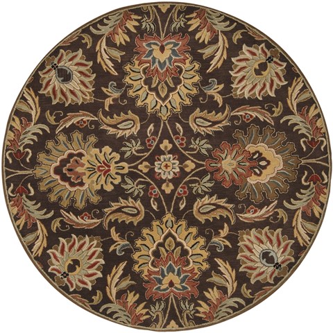 Surya Caesar Brown Round 80 X 80 Area Rug CAE1028-8RD 800-37043 Image 0