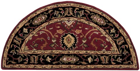 Surya Caesar Red Half Round 20 X 40 Area Rug CAE1031-24HM 800-37073 Image 0
