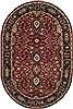 Surya Caesar Red Oval 80 X 100 Area Rug CAE1031-810OV 800-37085 Thumb 0