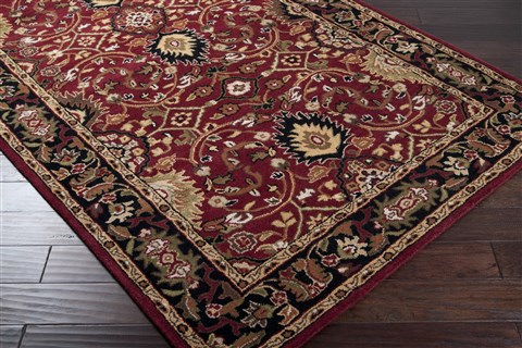 Surya Caesar Red 90 X 120 Area Rug CAE1031-912 800-37089 Image 1