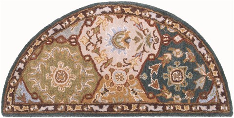 Surya Caesar Grey Half Round 20 X 40 Area Rug CAE1032-24HM 800-37095 Image 0