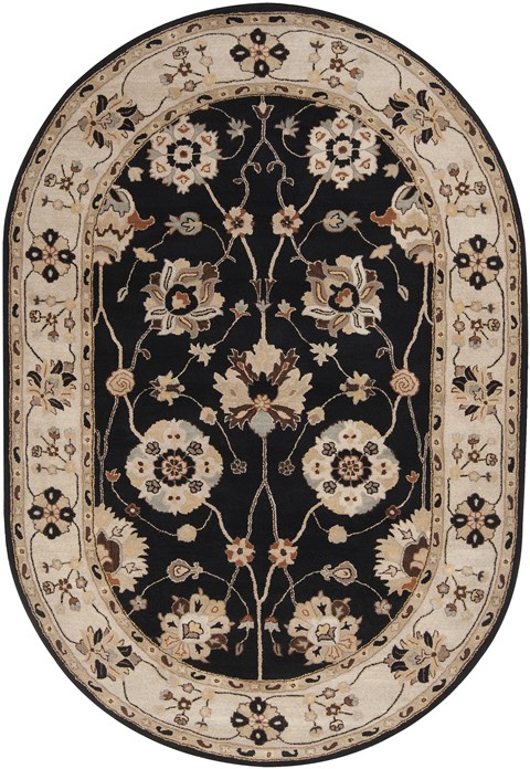 Surya Caesar Grey Oval 80 X 100 Area Rug CAE1033-810OV 800-37129 Image 0