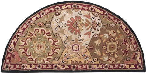 Surya Caesar Red Half Round 20 X 40 Area Rug CAE1034-24HM 800-37139 Image 0