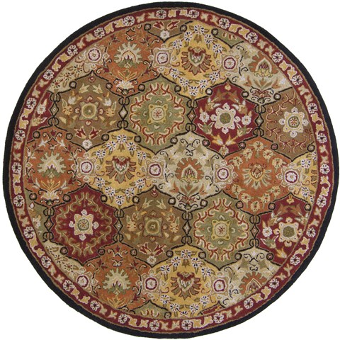 Surya Caesar Red Round 60 X 60 Area Rug CAE1034-6RD 800-37148 Image 0