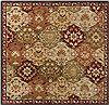 Surya Caesar Red Square 60 X 60 Area Rug CAE1034-6SQ 800-37149 Thumb 0