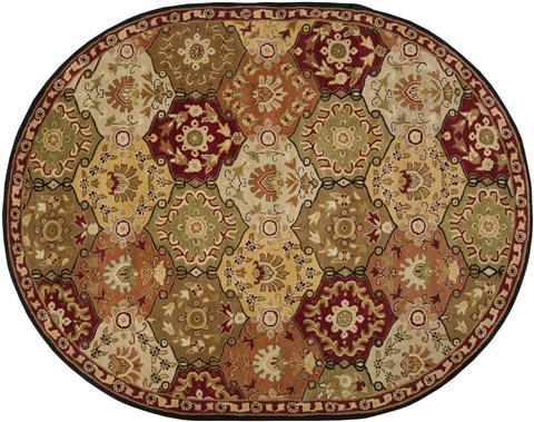 Surya Caesar Red Oval 80 X 100 Area Rug CAE1034-810OV 800-37151 Image 0