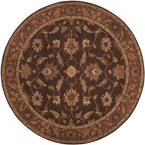 Surya Caesar Brown Round 80 X 80 Area Rug CAE1036-8RD 800-37175 Image 0