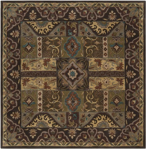 Surya Caesar Green Square 99 X 99 Area Rug CAE1048-99SQ 800-37201 Image 0