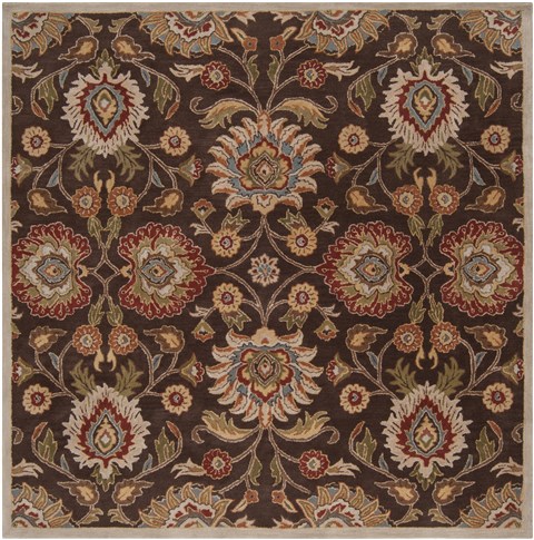 Surya Caesar Brown Square 80 X 80 Area Rug CAE1051-8SQ 800-37220 Image 0