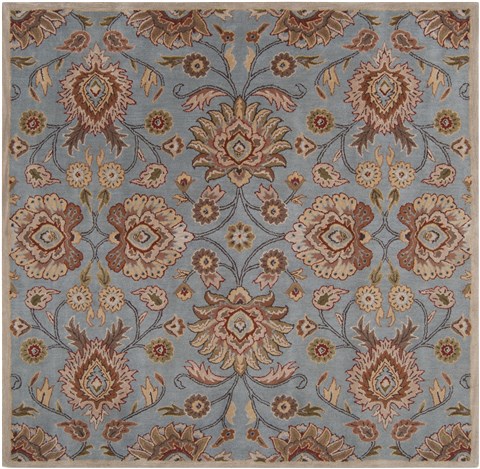Surya Caesar Green Square 40 X 40 Area Rug CAE1052-4SQ 800-37232 Image 0