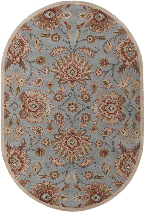 Surya Caesar Green Oval 60 X 90 Area Rug CAE1052-69OV 800-37235 Image 0