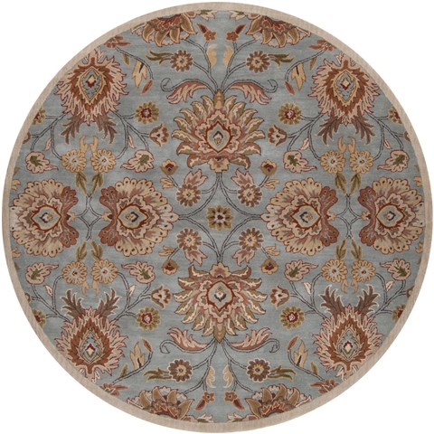 Surya Caesar Green Round 80 X 80 Area Rug CAE1052-8RD 800-37241 Image 0