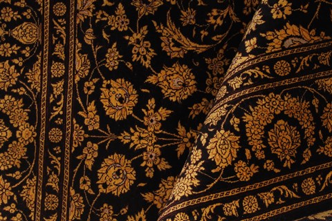 Qum Yellow Hand Knotted 33 X 411 Area Rug 254-37245 Image 5