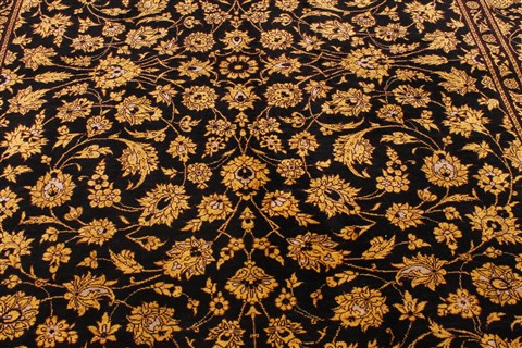 Qum Yellow Hand Knotted 33 X 411 Area Rug 254-37245 Image 7