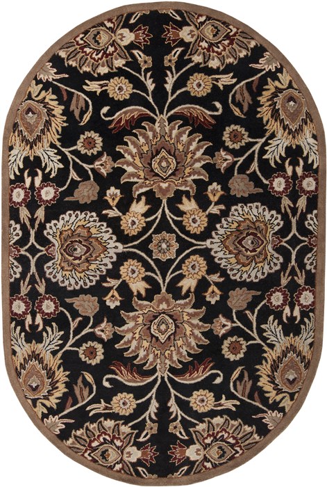 Surya Caesar Grey Oval 80 X 100 Area Rug CAE1053-810OV 800-37262 Image 0