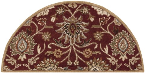 Surya Caesar Red Half Round 20 X 40 Area Rug CAE1061-24HM 800-37272 Image 0