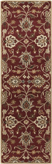 Surya Caesar Red Runner 26 X 80 Area Rug CAE1061-268 800-37273 Image 0