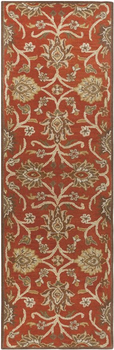 Surya Caesar Red Runner 30 X 120 Area Rug CAE1062-312 800-37296 Image 0