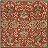 Surya Caesar Red Square 40 X 40 Area Rug CAE1062-4SQ 800-37299 Thumb 0