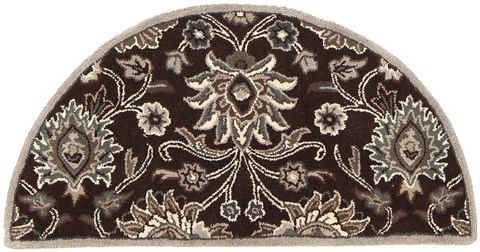 Surya Caesar Brown Half Round 20 X 40 Area Rug CAE1063-24HM 800-37316 Image 0